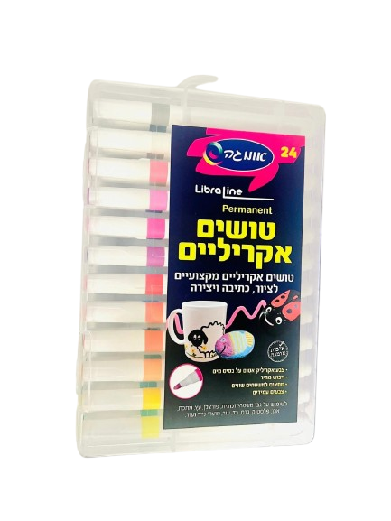 טושים אקריליים 24 יח'