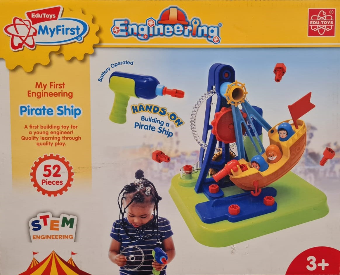 משחק הרכבה ספינת הפיראטים הראשונה שלי