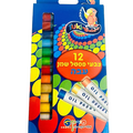 צבעי פסטל שמן עבה - 12 יח'