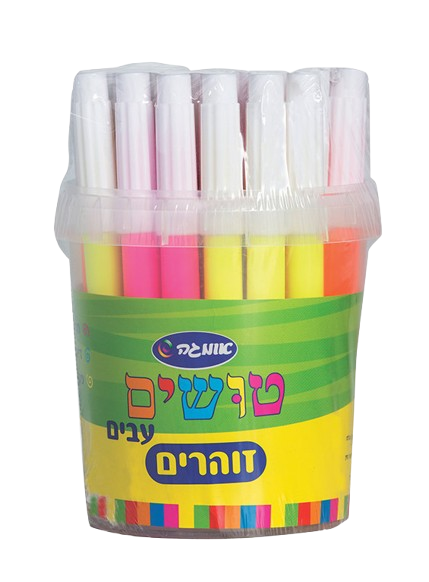 טושים זוהרים עבים