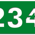 שבלונה מספרים - 7 ס"מ