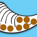 יצירה שופר עם עיגולי סול