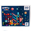 משחק מגנטים מסלולים 110 חלקים עם כדורים זוהרים