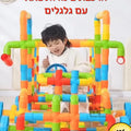 הרכבת צינורות XXL עם גלגלים
