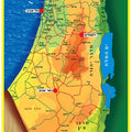 פלקט מפת ארץ ישראל צרה