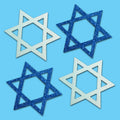 גזירות סול נוצץ מגן דוד חלול