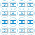 מדבקות דגל ישראל 22 מ"מ