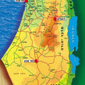 שמשונית מפת ארץ ישראל