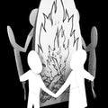 יצירה מדורה לילדים