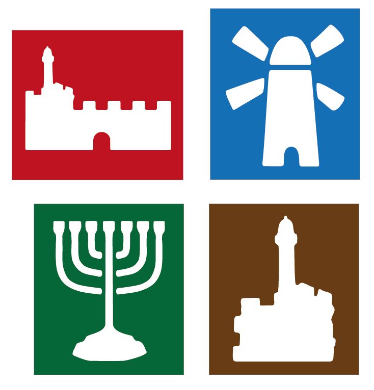 סט שבלונות ירושלים