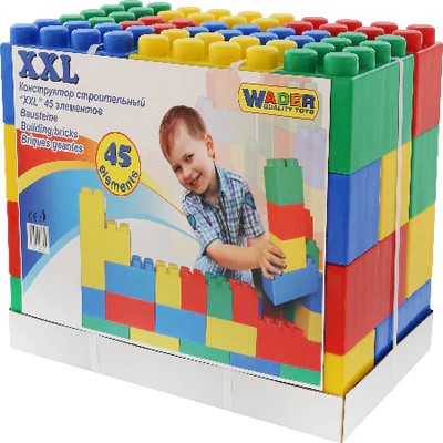 לגו ענק XXL 45 חלקים מבית WADER
