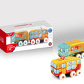 מארז 2 מכוניות בד גדולות כבאית ומשאית גז -פריקשיין