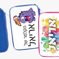 קלמר מעוצב 2 תאים עם רוכסן+ אביזרים