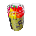 גירי שעווה עבים זוהרים בכוס 30 יח'- אומגה