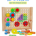 לוח עץ מיני היי-טק - הברגה והשחלה