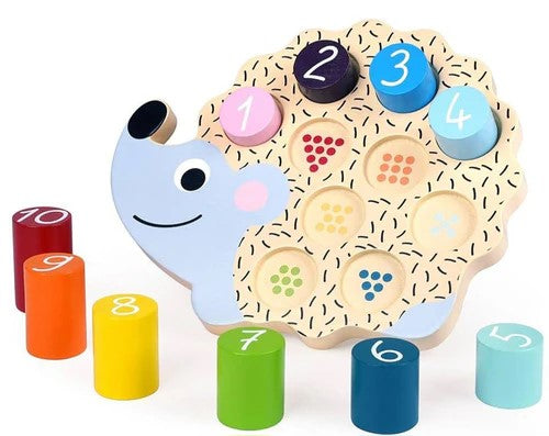 לומדים מספרים עם קיפודי - משחק עץ - אזל במלאי זמנית
