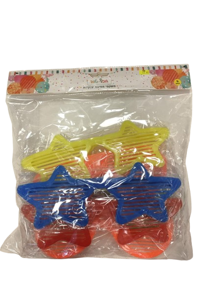 משקפי מסיבה 6 יח
