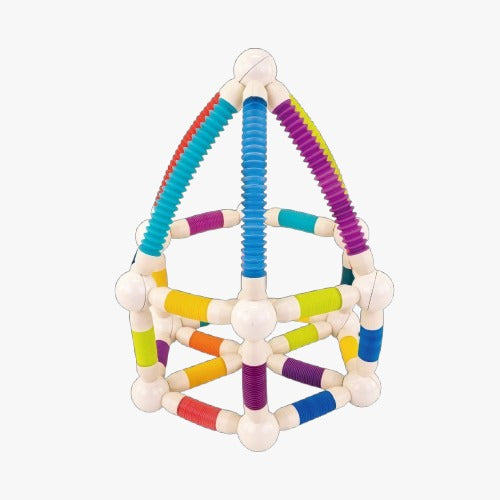 משחק מגנטים צינורות גמישים וכדורים Magnetic Tubes