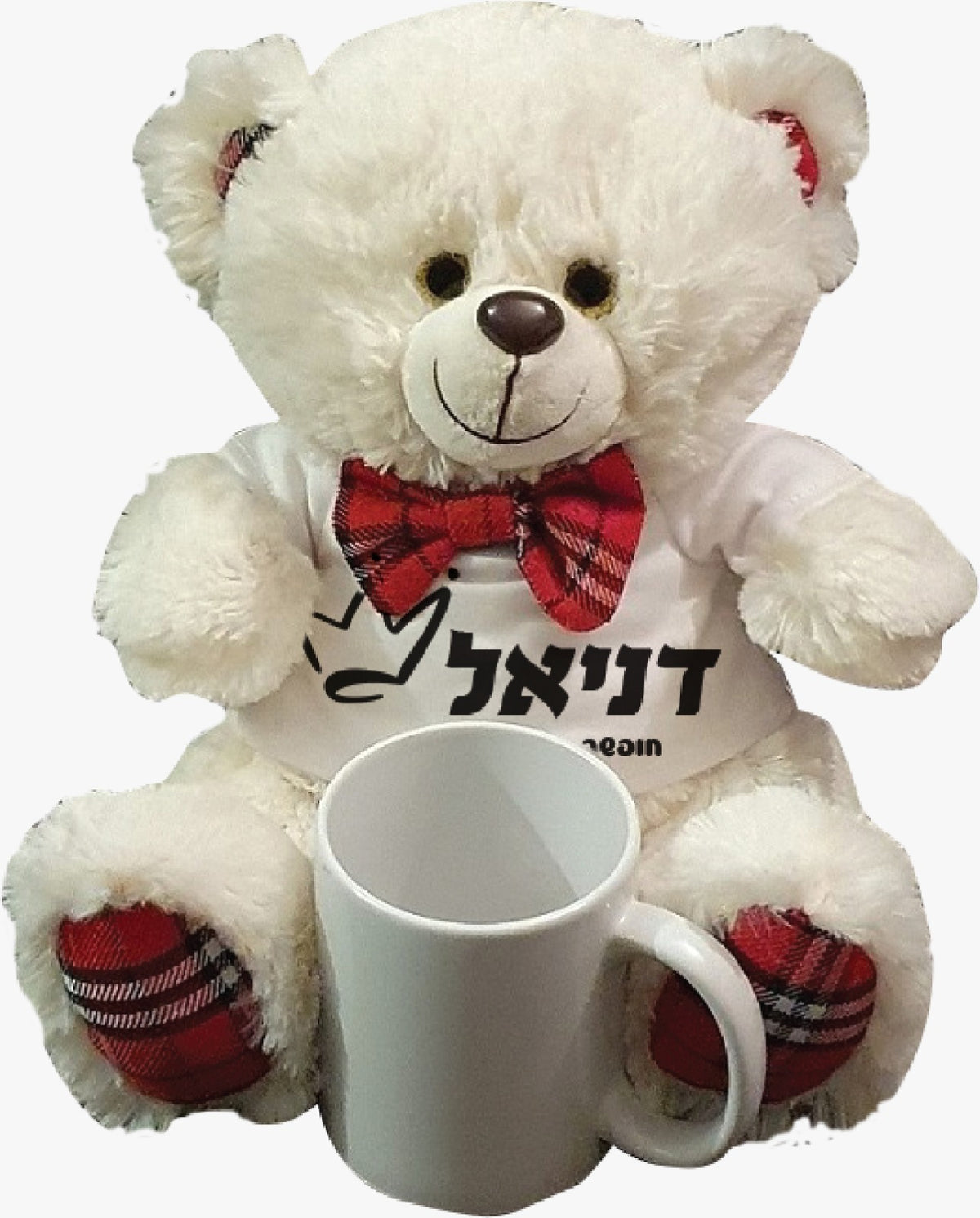 דובי עם חולצה ממותגת