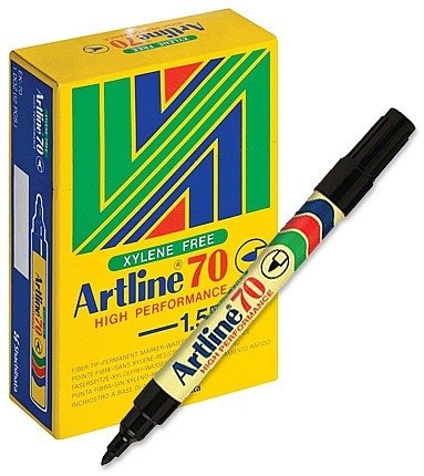 חבילה 12 טושים 70 Artline