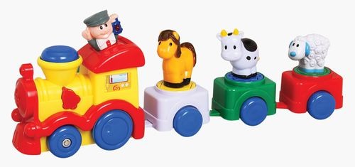 רכבת קטר + 3 חיות מוזיקלי
