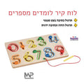 לוח קיר ללמוד מספרים